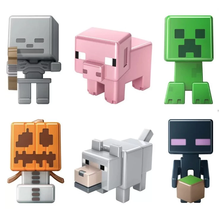 random 10 nhân vật minecraft mini figure