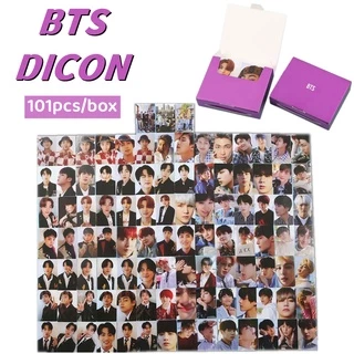 Set 101 Tấm Thẻ Hình Nhóm Nhạc BTS 2022