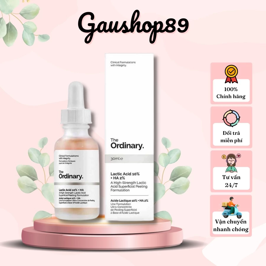 [THE ORDINARY] [30ml] Serum Lactic Acid 10% + HA 2% cấp nước, mịn da & giảm thâm