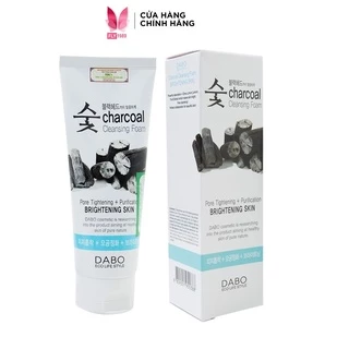 Sữa rửa mặt Than hoạt tính thải độc Hàn Quốc Dabo Charcoal Foam Cleanser 150ml