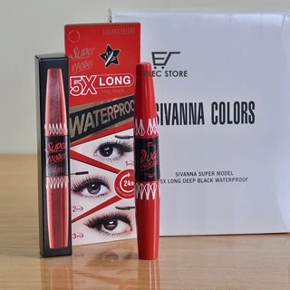 Mascara nối mi 2 đầu Sivanna Super Model 5X - hàng Thái Lan