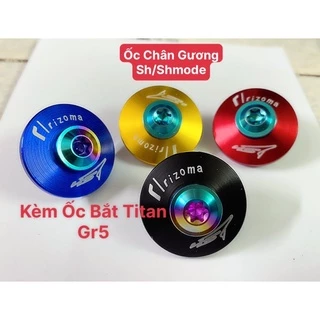 Ốc Bịt chân gương Sh , Sh mode Nhôm Kèm Ốc Bắt Titan Gr5 Hàng Cao cấp ( Giá 1 chiếc)