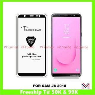 Kính cường lực Samsung Galaxy J8 (2018) full màn, full keo, hít toàn màn