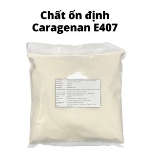 CHẤT ỔN ĐỊNH CARAGENAN E407 DÙNG TRONG THỰC PHẨM LÀM MỊN CẤU TRÚC (TÚI 1KG)