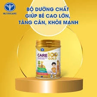 Lon 900g Sữa bột Nutricare Care 100 Gold cho trẻ biếng ăn, suy dinh dưỡng