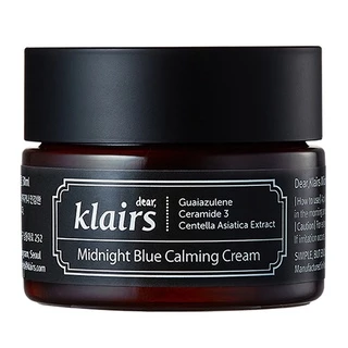 [Hàn Quốc] Kem Dưỡng Phục Hồi Da Ban Đêm Klairs Midnight Blue Calming Cream 30ml