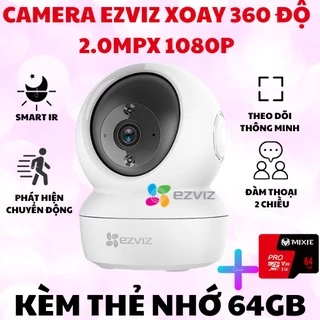 Camera wifi Ezviz C6N 1080P xoay 360 độ, theo dõi chuyển động, đàm thoại 2 chiều - Hàng chính hãng, bảo hành 2 năm