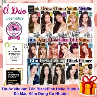 Thuốc nhuộm tóc BLACKPINK HELLO BUBBLE dạng bọt, thuốc gội nhuộm tóc tạm thời tại nhà - Ả Đào Cosmetics