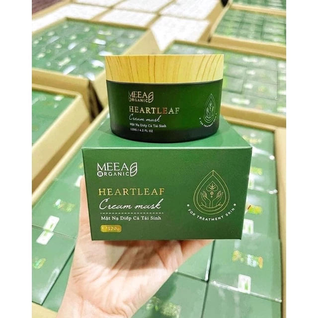 Mặt nạ diếp cá tái sinh Meea Organic-Mặt nạ diếp cá thải độc, giảm mụn,dưỡng da