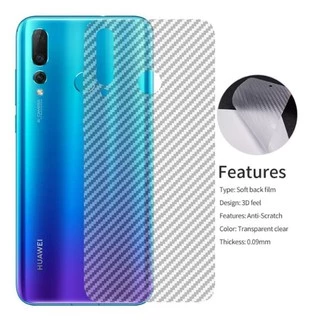 Miếng dán bảo vệ mặt sau cho Huawei Y9s Y6s Y9 Y9Prime Y7 Y6 Pro Y7P Y5 2019 Nova 5T 5 2i 3i 3 5i P30 P20 P40 Pro