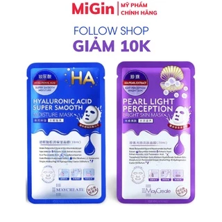 Mặt nạ giấy ha maycreate dưỡng ẩm trắng sáng da cấp ẩm nhanh chóng 28ml