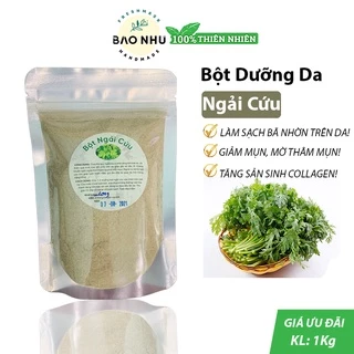 1Kg Bột Ngải Cứu Nguyên Chất Thơm, Sạch