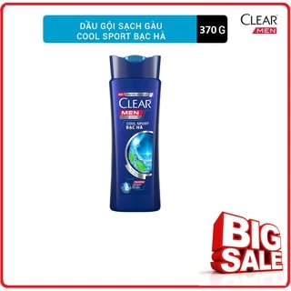 Dầu Gội CLEAR MEN Mát Lạnh Bạc Hà Chai 340g