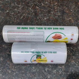 Túi đựng thực phẩm tự hủy sinh học Đồng Tâm cuộn 500g