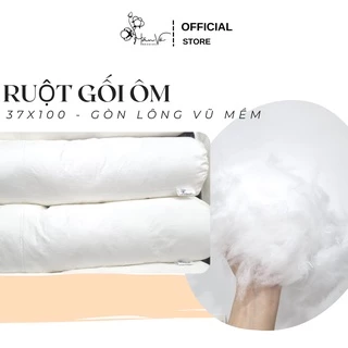 Ruột Gối Ôm Hân Võ 37x100 Gòn Bi, Gòn Lông Vũ Nhân Tạo