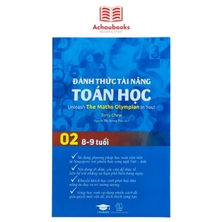 Sách Đánh thức tài năng toán học 2, toán lớp 2, toán lớp 3 - Á Châu Books ( 8 - 9 tuổi )