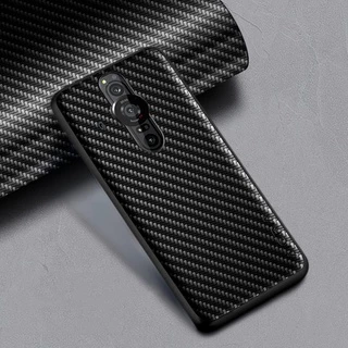 Ốp Điện Thoại Họa Tiết Sợi Carbon Cho Sony Xperia Pro-i Thiết Kế Thời Trang Ốp Lưng Mềm Coque Cho Sony Xperia Pro-i Ốp Lưng