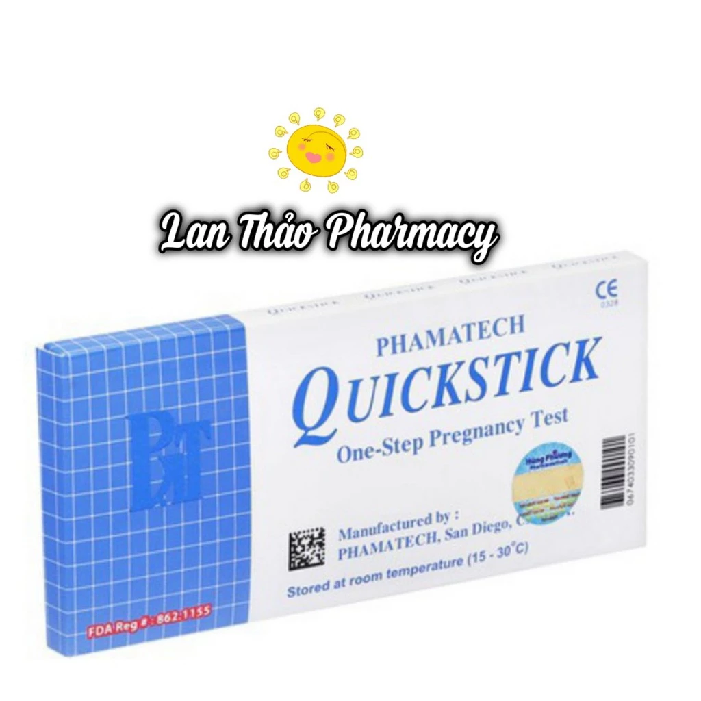 [CÓ CHE TÊN SẢN PHẨM] QUE THỬ THAI QUICKSTICK CHÍNH HÃNG CHO KẾT QUẢ CHÍNH XÁC TUYỆT ĐỐI GIÁ SỈ