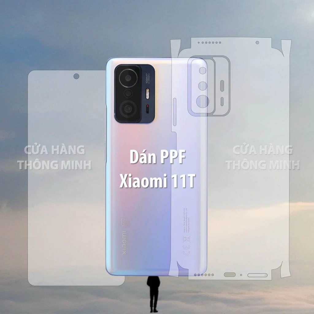 Tấm dán Xiaomi 11T/11T Pro dán PPF mặt trước, dán mặt sau, dán màn hình, dán mặt lưng Full viền chuẩn