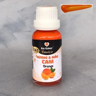 Hương và màu thực phẩm Cam Bio Baker Dạng Gel 20g - PL173