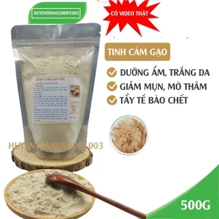500g cám gạo nếp đắp mặt trắng da nguyên chất (có đăng kí kinh doanh và VSATTP)