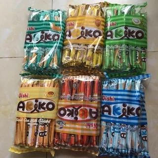 Snack Que Nhân sữa/cà phê Oishi Akiko gói 160g