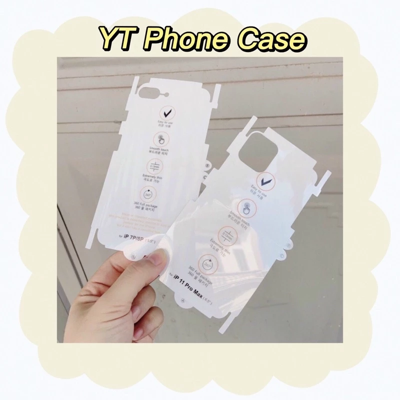 [RẺ VÔ ĐỊCH] Skin Dán PPF Tự Phục Hồi Cho Các Dòng IPhone