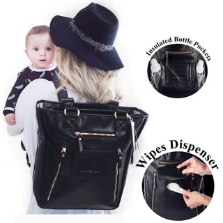 Túi/ Ba lô bỉm sữa VNXK đựng đồ mẹ và bé- Diaper Bag for Mom and baby Vilah Bloom