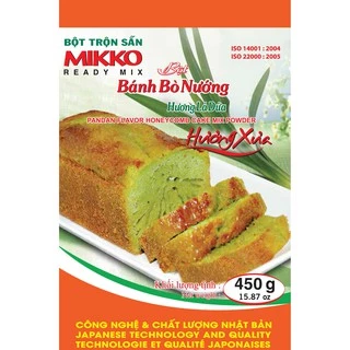 Bột bánh bò nướng hương lá dứa 450G-MIKKO HƯƠNG XƯA