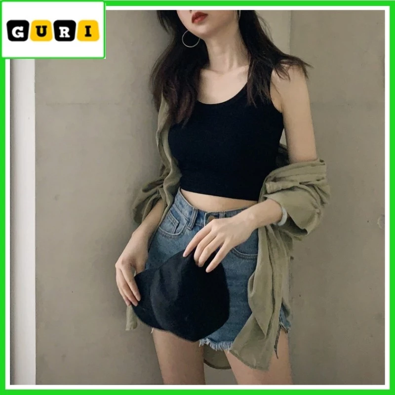 Áo ba lỗ áo croptop nữ kiểu ôm dáng chuẩn năng động GURI