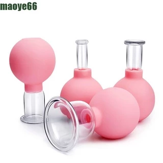 Maoye Face Cupping Therapy Tool Dụng cụ nâng da mặt Massage Body Cup Chăm sóc sắc đẹp Chăm sóc sức khỏe Chân không Cupping Người Trung Quốc Cốc hút Phụ kiện Massage cao su / Nhiều màu