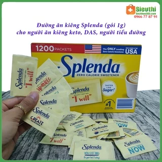 [Set 10/50 gói] Đường Splenda dành cho người tiểu đường, ăn kiêng Siêu Thị Sức Khoẻ 365