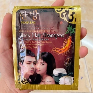 Dầu Gội Nhuộm Đen Tóc Black Hair Shampoo Hàn Quốc