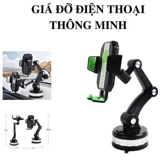 Giá đỡ điện thoại trên ô tô gắn taplo và cửa gió điều hòa, kẹp điện thoại ô tô cực kì chắc chắn, điều chình thông minh