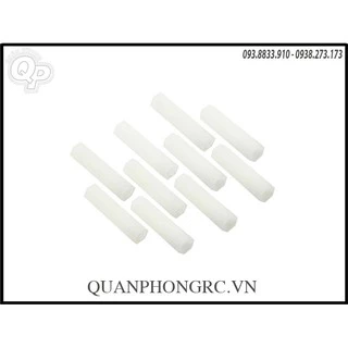 Trụ nhựa rỗng 3mm các cỡ màu trắng