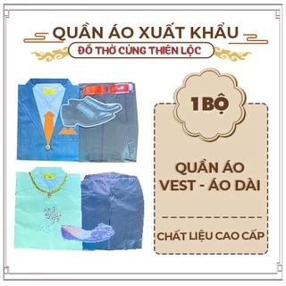 Quần Áo Giấy Vest/ Áo Dài Hàng Xuất Khẩu Cao Cấp Đồ Cúng Thiên Lộc