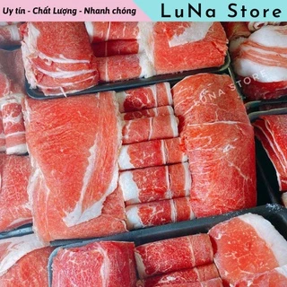 600g Combo bò Mỹ loại 1 gồm ba chỉ, nạm, bắp nhúng lẩu, nướng siêu ngon - LuNa Store