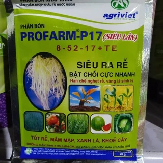 Phân bón siêu lân Profarm P17 kích rễ, làm dày lá