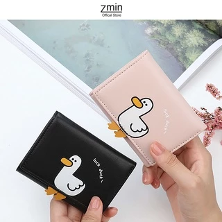 Ví bóp nữ mini cầm tay Zmin, chất liệu da PU cao cấp có thể bỏ túi - V048