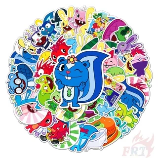 50Pcs/Set ☆ Happy Tree Friends Series 01 Stickers ☆ DIY Fashion Waterproof Decals Doodle Graffiti Stickers