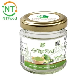 Bột Khổ Qua Rừng sấy lạnh nguyên chất NTPOWDER (60gr / hũ thủy tinh) - Nhất Tín Food