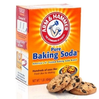 Bột Nở BAKING SODA Đa Công Dụng Khử Mùi, Diệt Khuẩn, Tẩy Rửa, Chăm Sóc Da, Bột Làm Bánh Hộp Giấy 454g