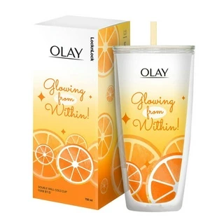 [HB GIFT] Ly Nước Lock&Lock In Họa Tiết OLAY Vitamin C (giao ngẫu nhiên)