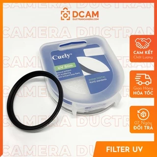 Filter kính lọc UV các phi 55mm, 58mm, 62mm