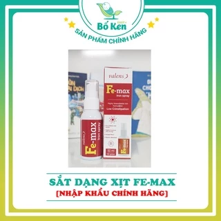 Shop Bố Ken FE-MAX Sắt Dạng Xịt 50ml [Nhập Khẩu Châu Âu Chính Hãng - Cam Kết Date Xa]