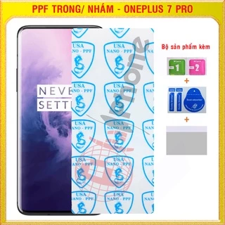 Dán dẻo PPF loại trong và nhám cho mặt trước, sau OnePlus 7 Pro