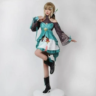 [Sẵn Sàng] Trò Chơi Trang Phục Hóa Trang Qingque Honkai Star Rail Cos Suit Trọn Bộ Qingque Cosplay Tóc Giả