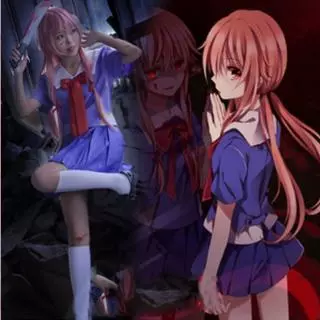 Set đồ hóa trang nhân vật anime Future Diary Mirai Nikki Gasai Yuno (có bán lẻ tóc giả)