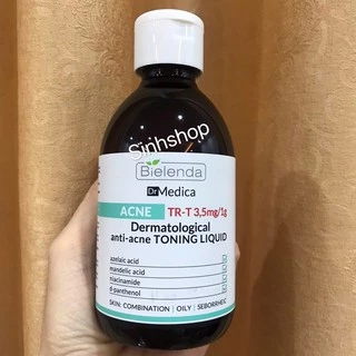 Toner Nước Hoa Hồng Bielenda Dr.Medica Giảm Mụn Giảm Thâm 250ml