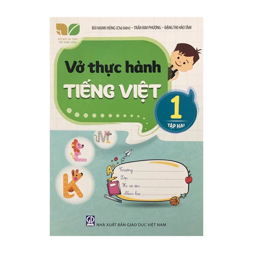 Sách - Vở thực hành Tiếng Việt lớp 1 tập 2 ( kết nối tri thức)